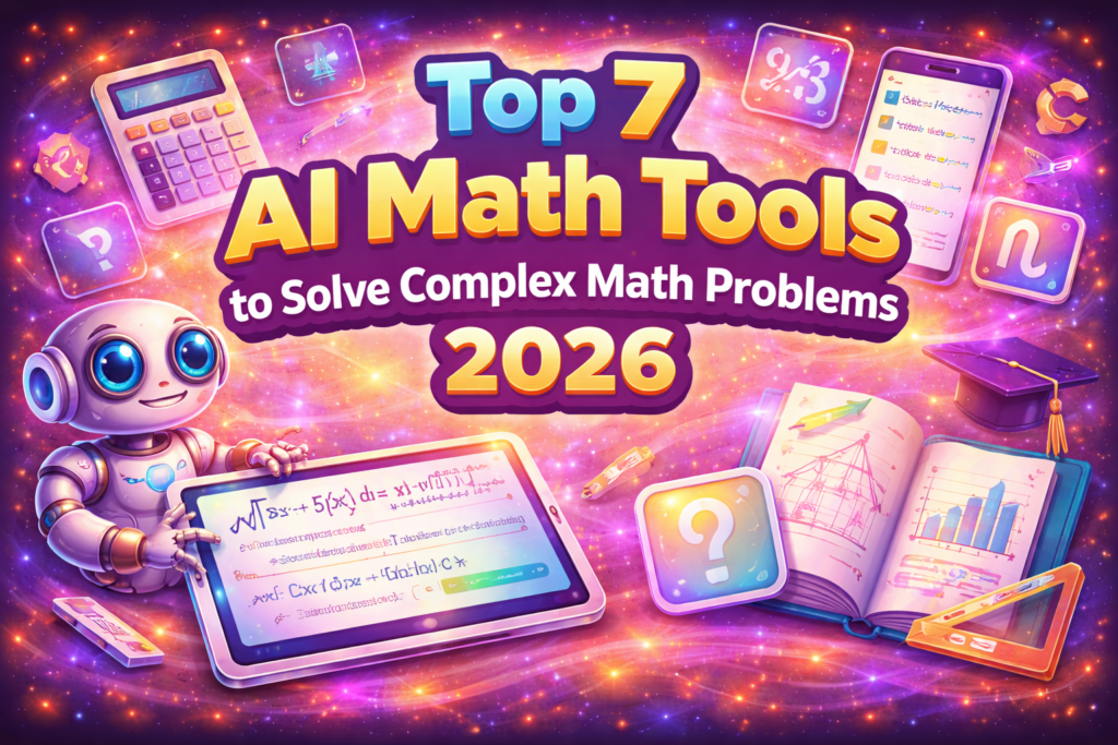 Top 7 AI Math Tools to Solve Complex Math Problems 2026
